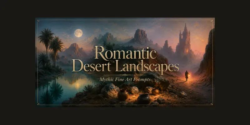 Romantic Desert Landscapes generated by undefined