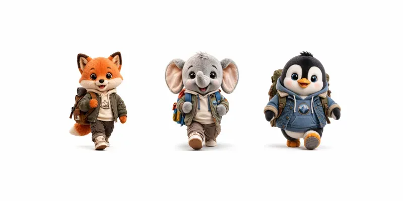 Cute Plush Character Adventure Packs generated by undefined