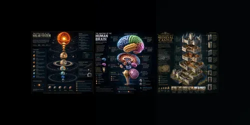 Exploded Anatomy Infographic Creators generated by chatgpt-image