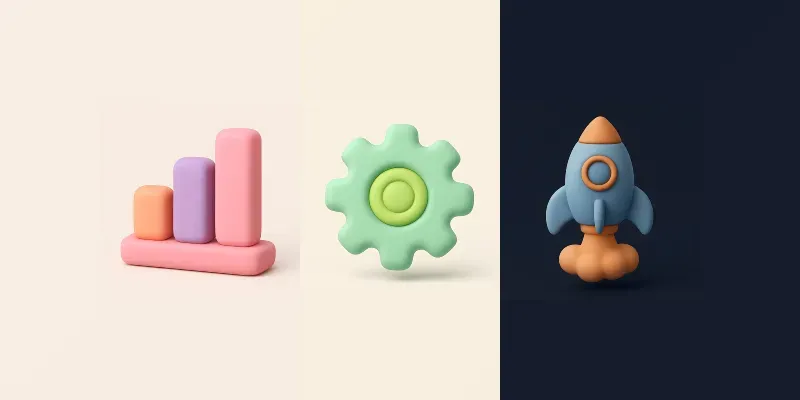 The Claymorphism 3D Icon Studios generated by undefined