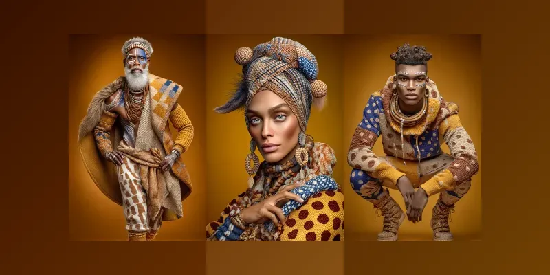 Tribal Vogue Fashion Aesthetics generated by undefined