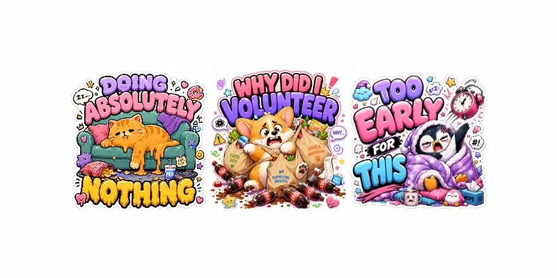 Cute Crisis Mascot Decals generated by undefined