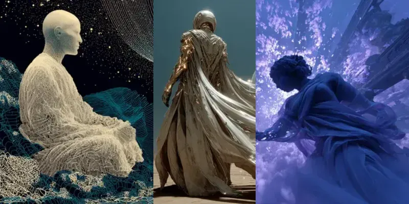 The Whispering Oracles Surreal Divinity generated by undefined