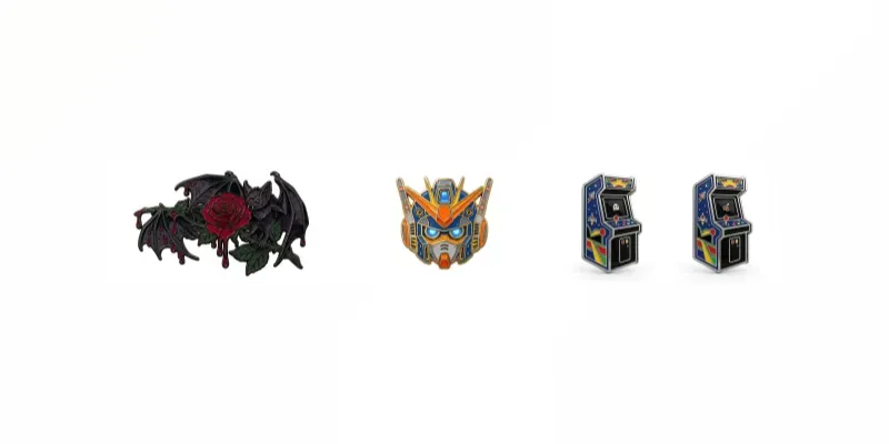 Premium Hard Enamel Pins generated by undefined
