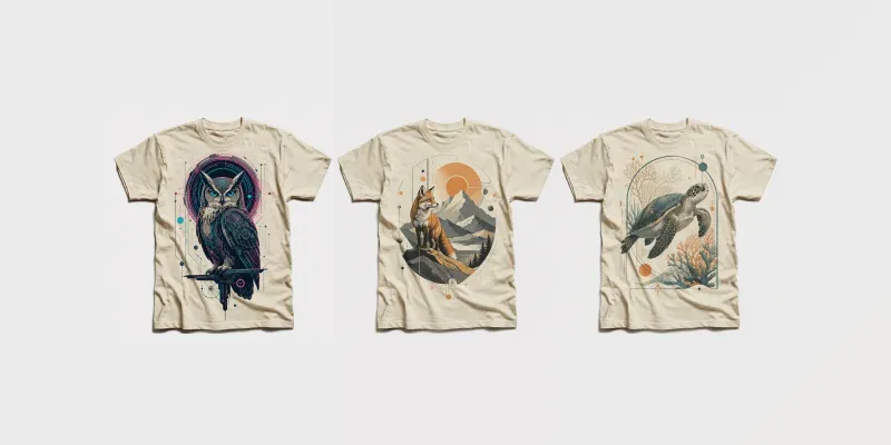 Minimalist Graphic Tshirt Designs generated by undefined