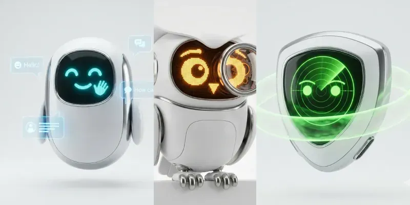 Premium 3D Assistant Mascots generated by undefined