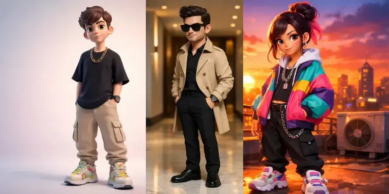 Stylized 3D Character Kits generated by undefined