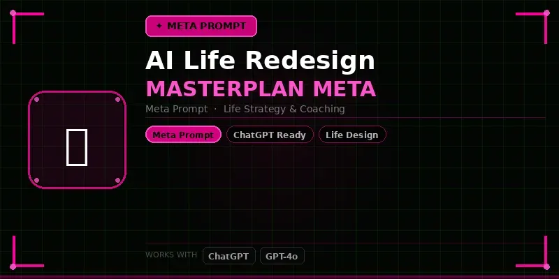 Life Redesign Masterplan Meta Ai generated by undefined