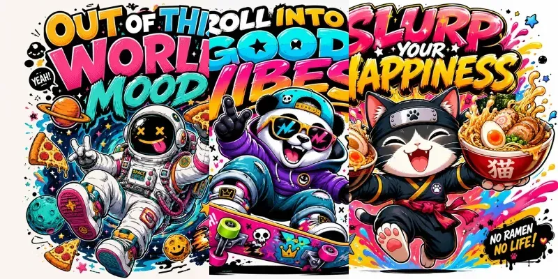 Street Pop Happy Mascot Bundle generated by undefined