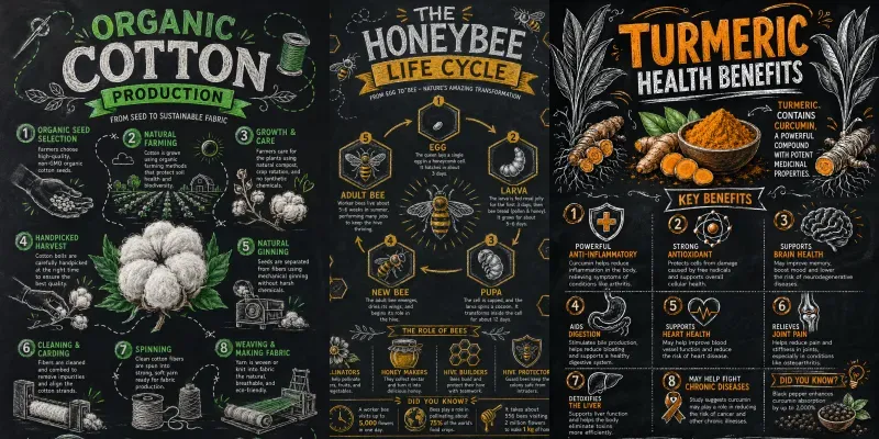 Chalkboard Infographic Visual Makers generated by undefined