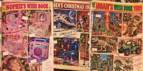 80s Christmas Wish Book Pages generated by chatgpt-image