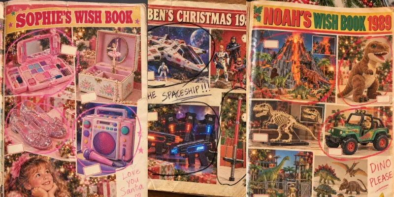 80s Christmas Wish Book Pages