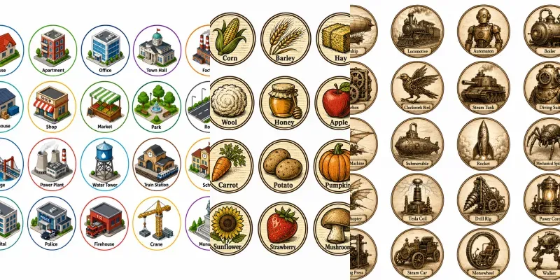 Punch Out Game Token Sheets generated by undefined