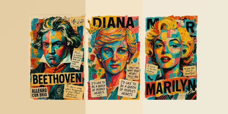 Famous People Collages generated by undefined