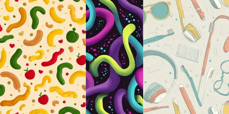 Stretchy Seamless Patterns generated by undefined