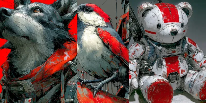 Manga Cyberpunk Gritty Concept Art generated by undefined