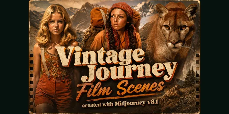 Vintage Journey Film Scenes generated by undefined