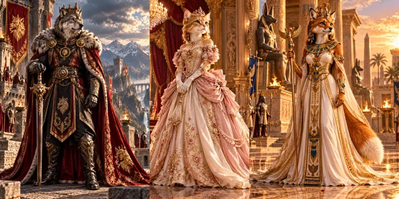 Animals As Royal Characters