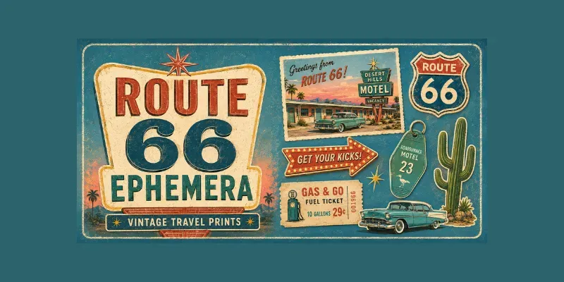 Route 66 Ephemera generated by undefined