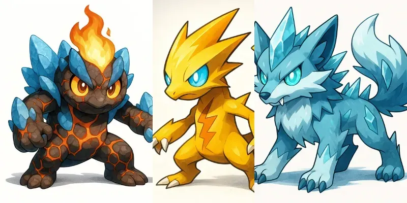 Pokemon Characters generated by undefined