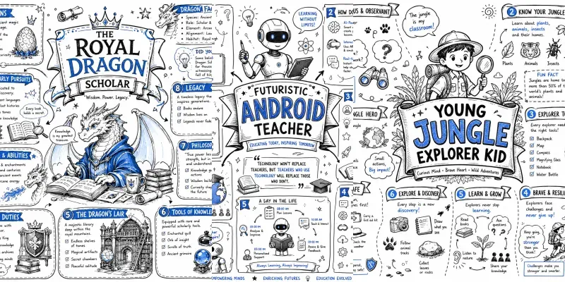 Handdrawn Educational Infographics generated by undefined