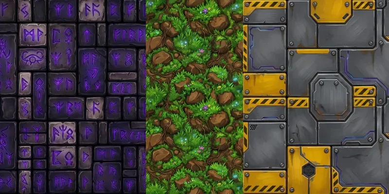 Seamless Stylized Textures generated by undefined