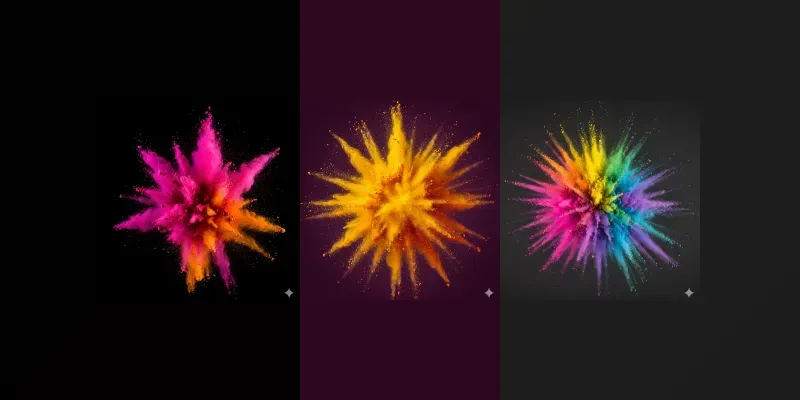 Holi Powder Macro Explosions generated by undefined