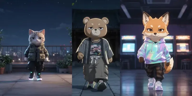 Hiphop Streetwear Mascot Anime