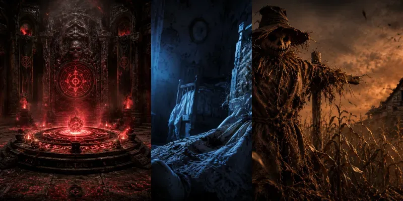 Horror Thumbnail Creators generated by undefined