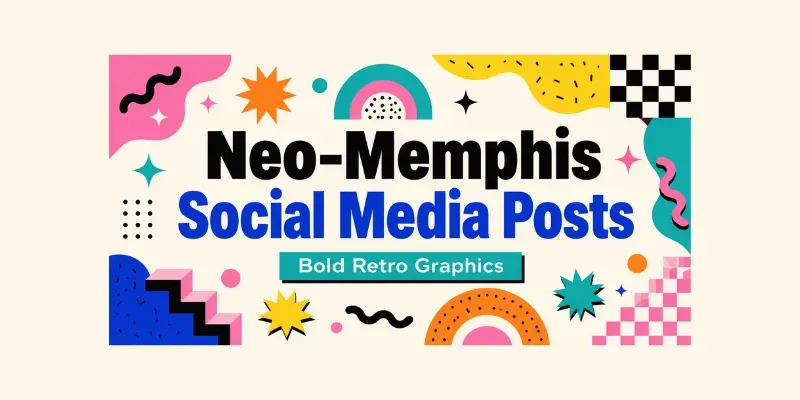Neo Memphis Social Media Posts generated by undefined