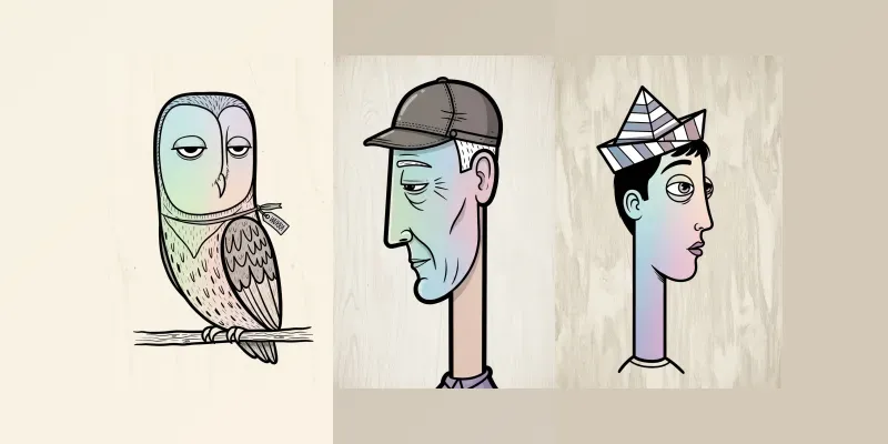 Minimal Ink Portrait Animal Studies generated by undefined