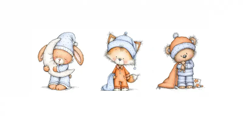 Dreamy Bedtime Nursery Animals