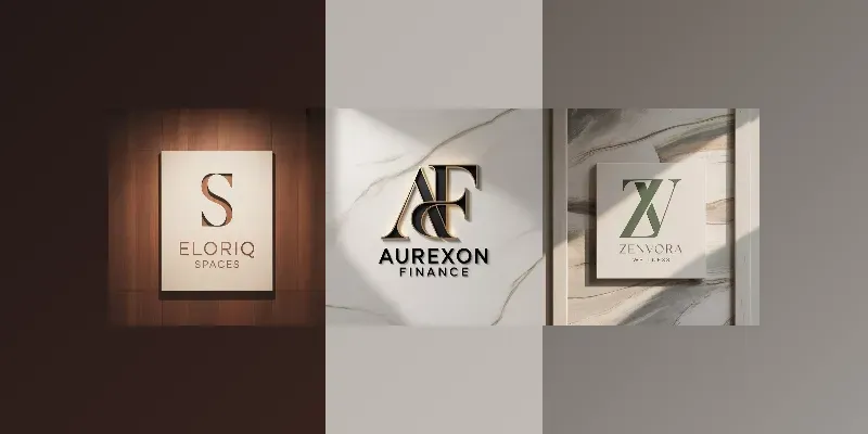 Premium Monogram Wall Logo Designs generated by undefined
