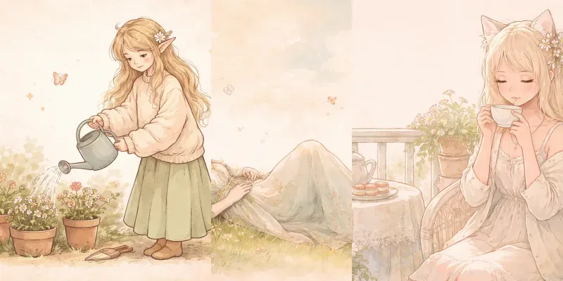 Dreamy Spring Pastels generated by undefined