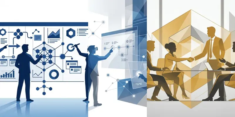 Corporate Saas Website Illustration Assets generated by undefined