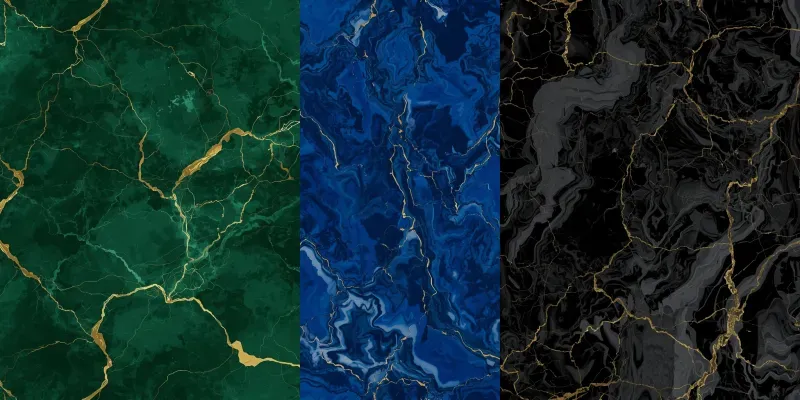 Luxury Seamless Marble Gold Patterns generated by undefined