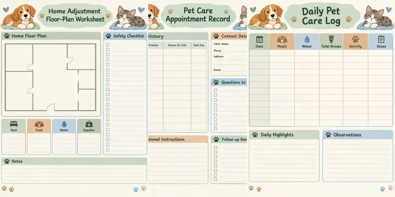 New Pet Welcome Home Planner