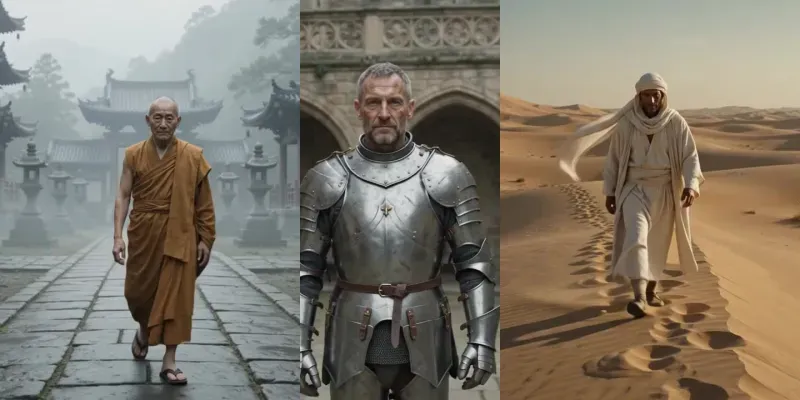 Cinematic Talking Walk Videos generated by undefined