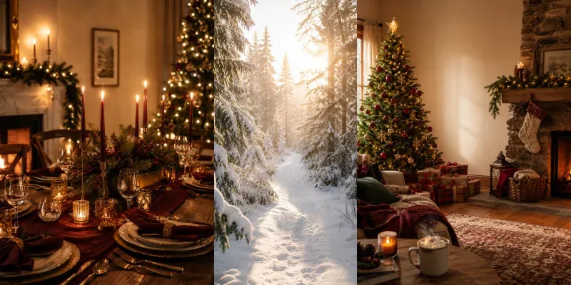 Cozy Christmas Lifestyle Scene Gens generated by undefined