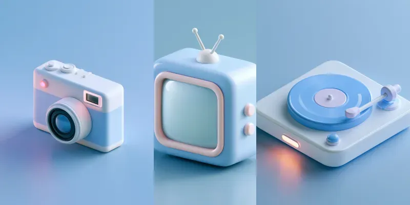 3d Isometric Cartoon Icon generated by undefined