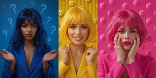 Women Emotions Ads Infinite Images generated by leonardo