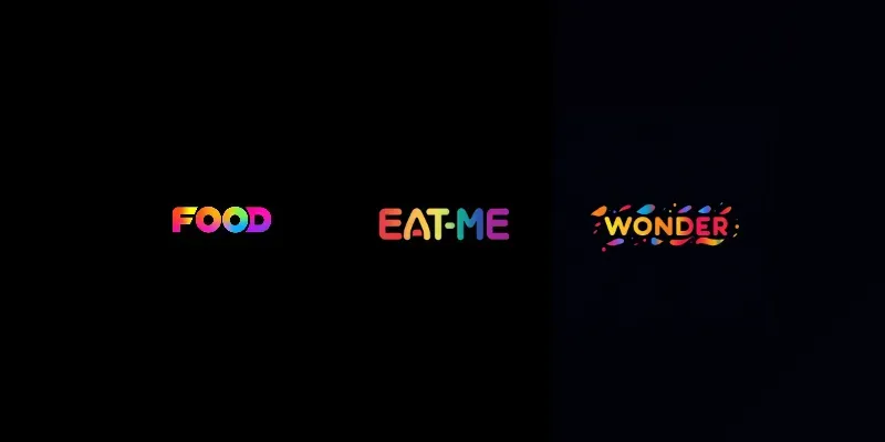 Bold Rainbow Text Logo generated by undefined