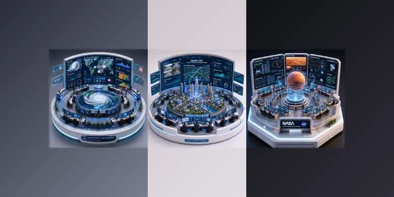 Isometric 3D Command Dioramas generated by undefined