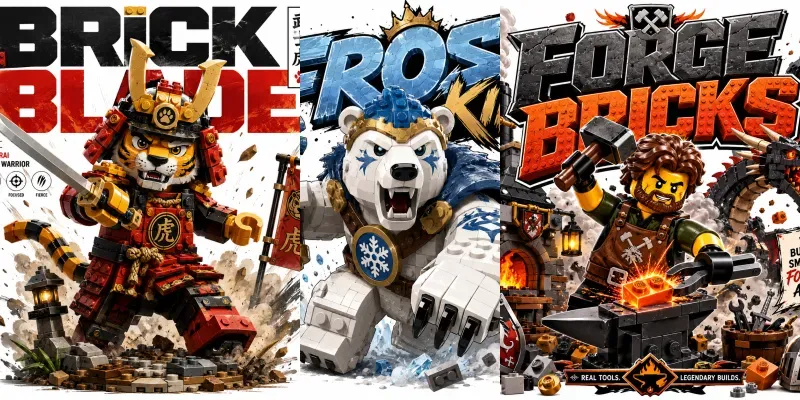 Epic Lego Character Posters generated by undefined