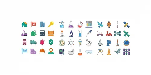 2D Neomemphis 16in1 Icon Grids generated by gemini-image