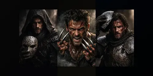 Cinematic Dark Character Portraits generated by chatgpt-image