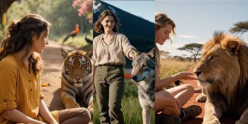 Videos Of People With Exotic Animals generated by undefined