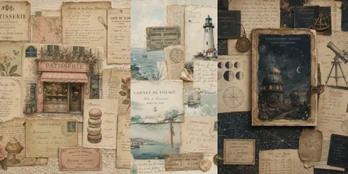 Honeyed Vintage Ephemera generated by chatgpt-image