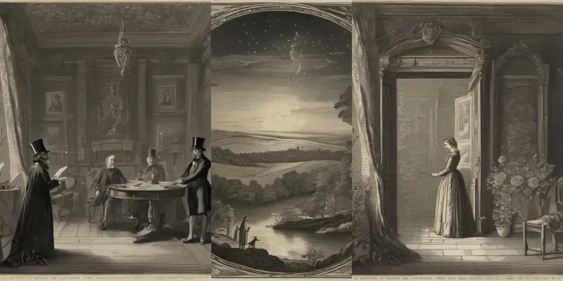 Regency Magic Manuscript Scenes generated by undefined