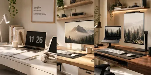 Modern Minimalist Workspace Photography generated by chatgpt-image